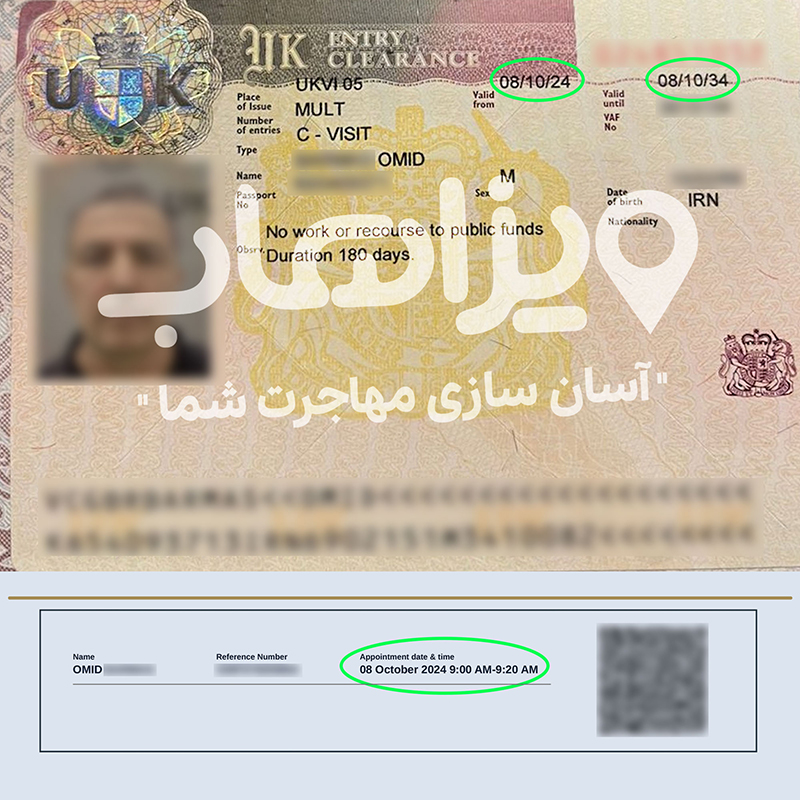 ویزای 10 ساله توریستی انگلیس