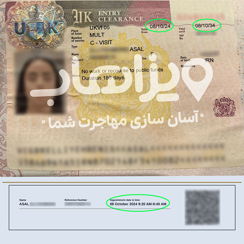 ویزای 10 ساله توریستی انگلیس