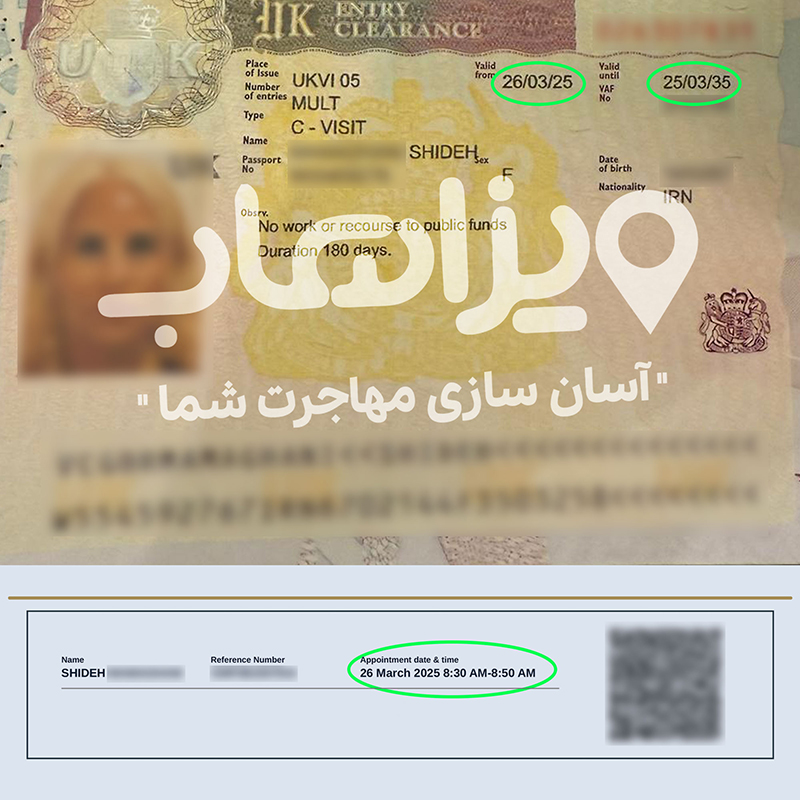 ویزای 10 ساله توریستی انگلیس
