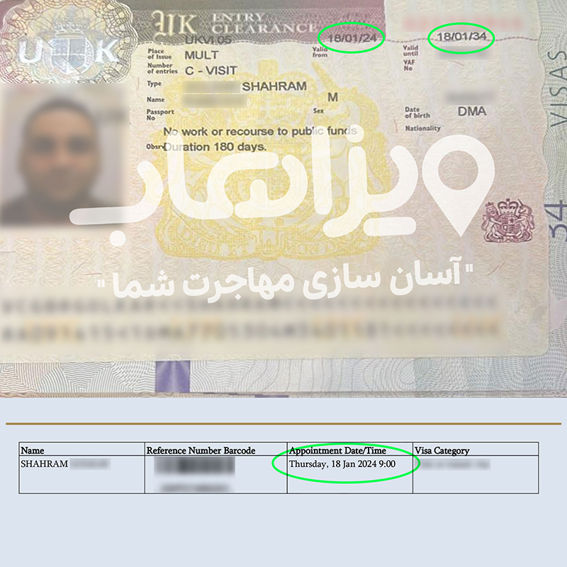 ویزای ۱۰ ساله توریستی انگلیس